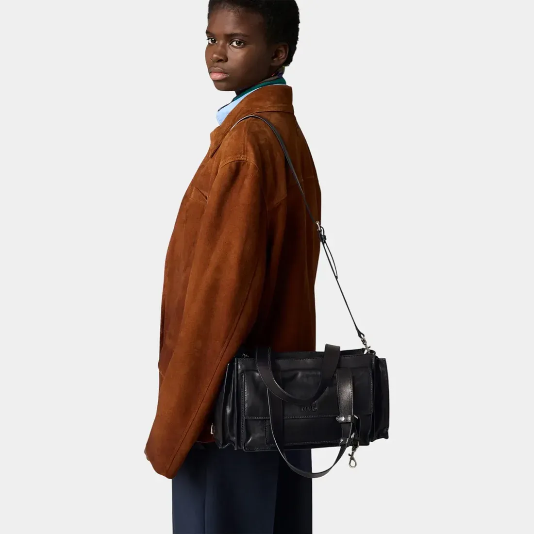 Miu Miu Сумка Utilitaire Black - фото 2
