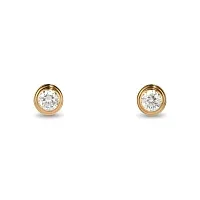 Cartier Серьги d'Amour stud earrings, 2 diamonds, medium model Yellow Gold - фото 1