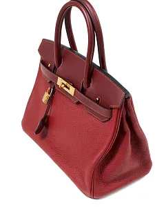 Hermès Сумка Birkin 30 Rouge H Ghw Preloved - фото 10
