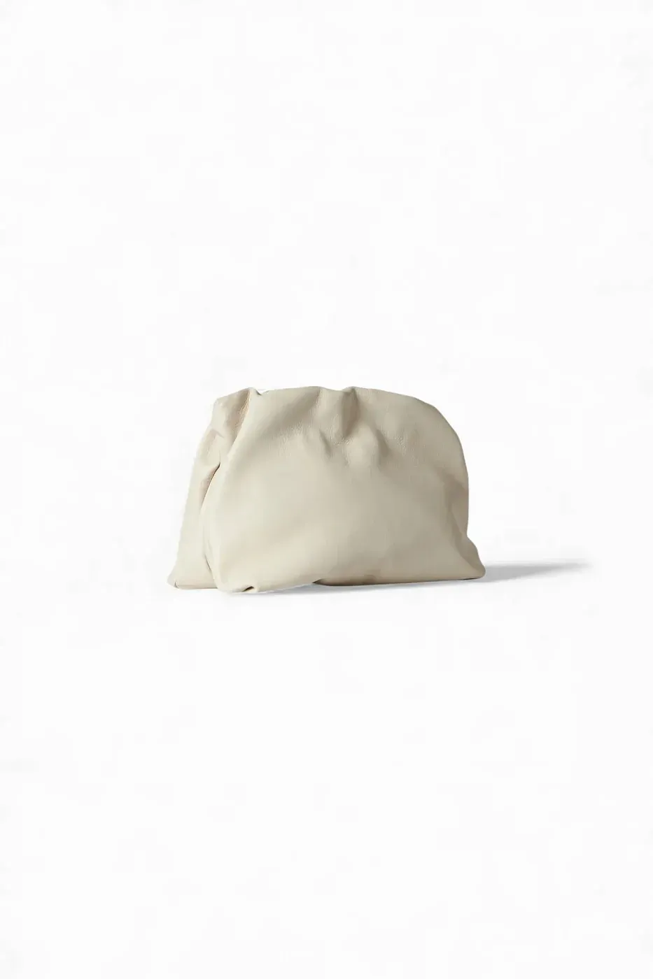 The Row Клатч Bourse Clutch Ivory из кожи Ivory - фото 4