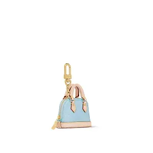 Louis Vuitton Аксессуар для сумки и брелок для ключей Micro Alma Vernis Blue - фото 2