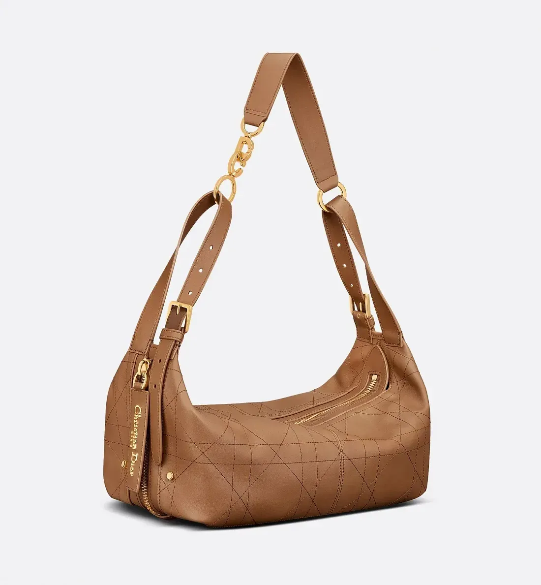 Dior Сумка D-Journey in vintage smooth calfskin среднего формата - фото 2