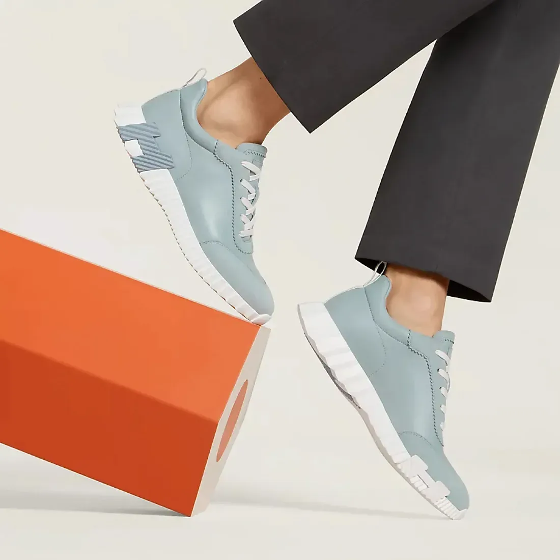 Hermès Кроссовки Bouncing Black - фото 5