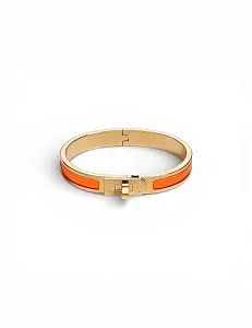 Hermès Браслет Mini Clic Kelly Orange Fruite - фото 1