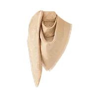 Louis Vuitton Шаль Lock And Go Denim Beige Sable - фото 1
