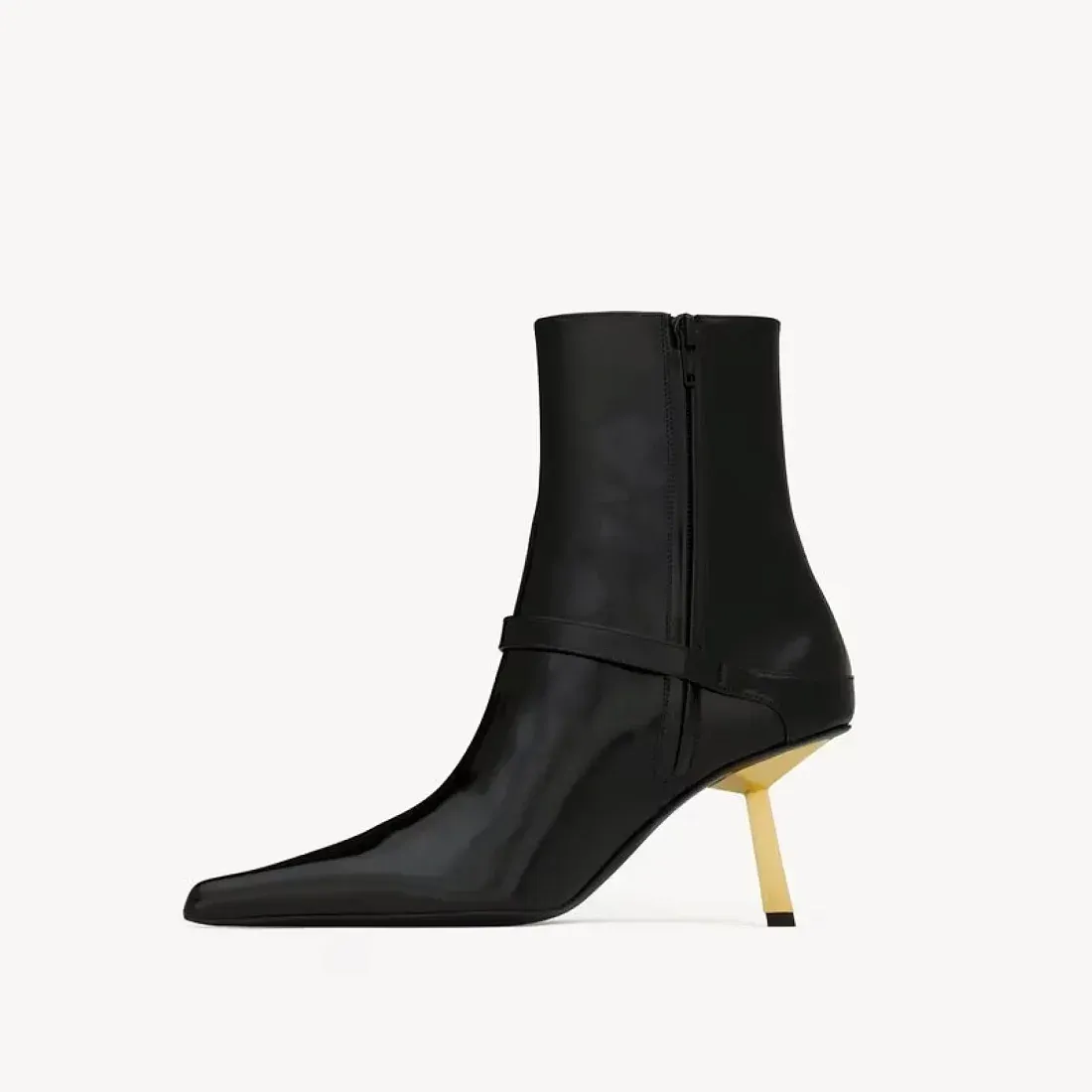 Saint Laurent Ботильоны LEE из полированной кожи - фото 4