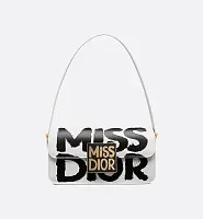 Dior Сумка с клапаном Miss White and Black - фото 1