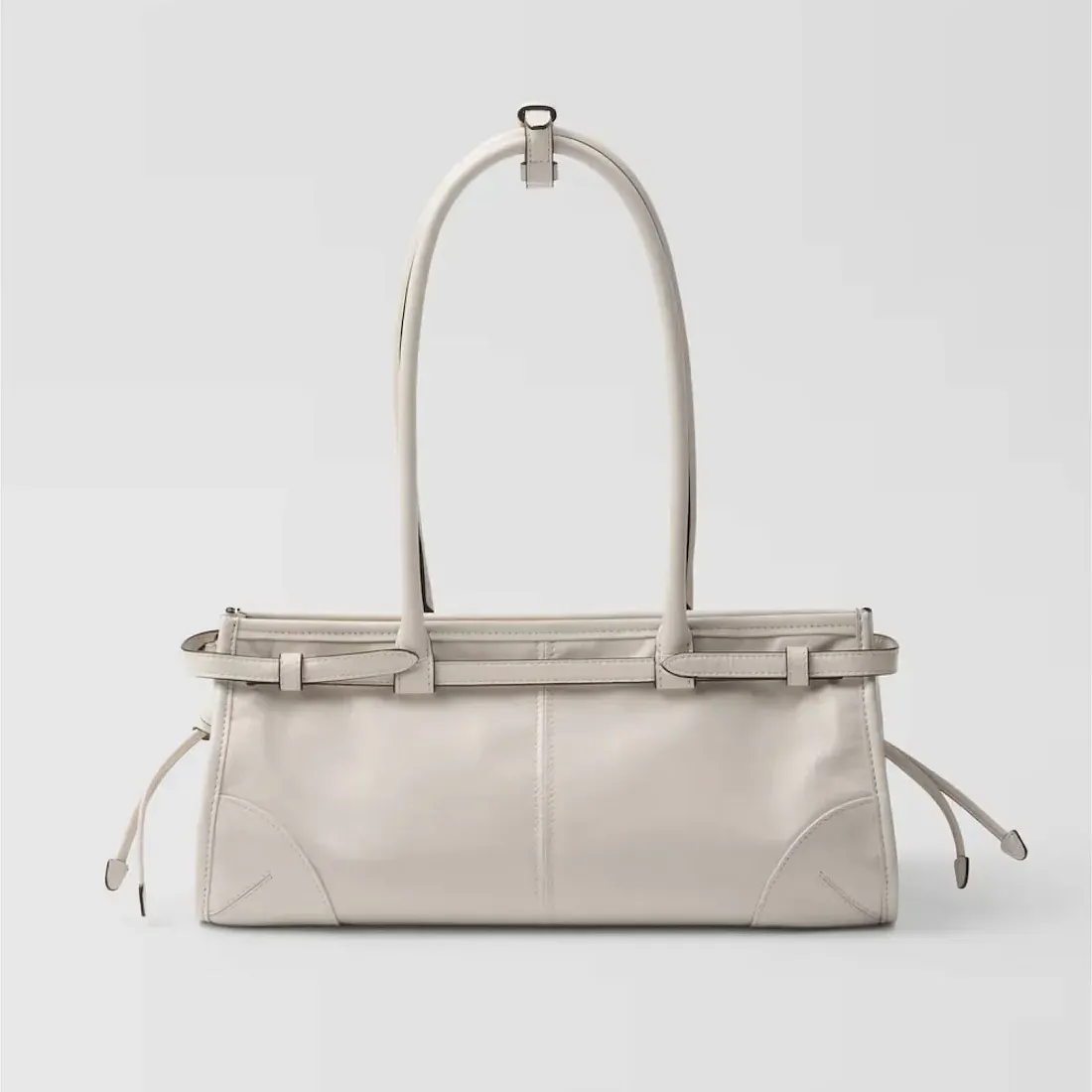 Prada Средняя кожаная сумка White - фото 5