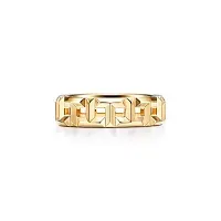 Tiffany & Co. Кольцо T True Wide Ring Yellow Gold - фото 1