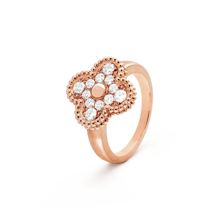 VAN CLEEF AND ARPELS Кольцо Vintage Alhambra Van Cleef & Arpels Rose Gold - фото 1
