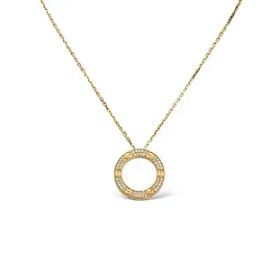 Cartier Кулон Love, paved Yellow Gold - фото 1