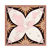 Louis Vuitton Платок-каре Map Black - фото 1