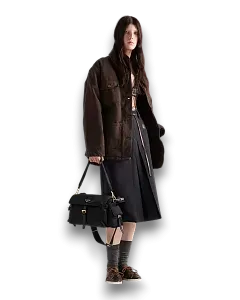 Prada Сумка Explore large Re-Nylon shoulder with flap - фото 9