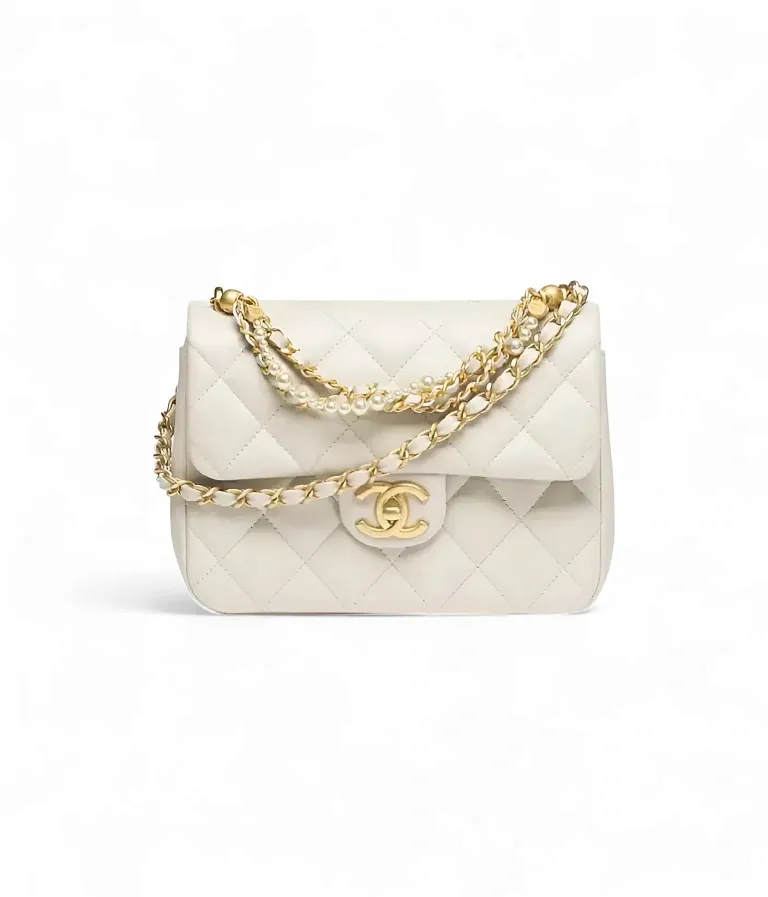 Мини-сумка Flap Chanel Light Grey - фото 1