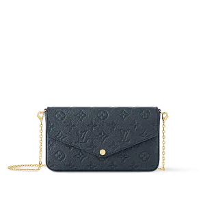 Louis Vuitton Клатч Felicie Bleu Marine - фото 1
