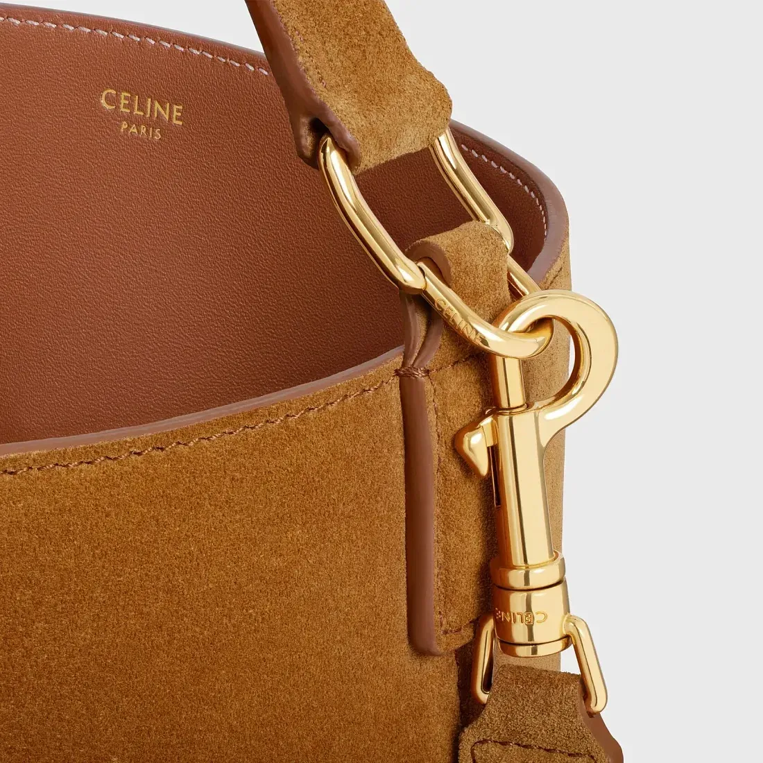 Celine Сумка Medium Louise Suede - фото 4