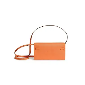 Hermès Мини-сумка Kelly To Go Orange Epsom Gold Hardware - фото 2