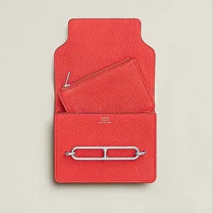 Hermès Кошелек Roulis mini Rose Texas - фото 2