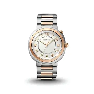 Hermès Часы Large 36 Cut Rose Gold - фото 1