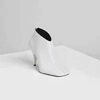 Phoebe Philo Мягкие ботильоны 90 White - фото 1