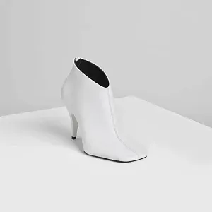 Phoebe Philo Мягкие ботильоны 90 White - фото 1