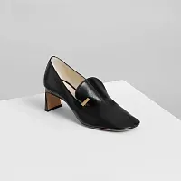 Phoebe Philo Кожаные лоферы 60 Black - фото 1