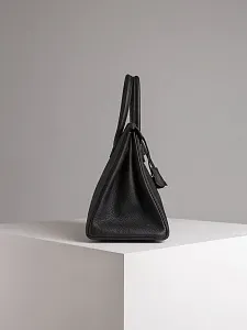 Hermès Сумка Birkin 30 Black Togo Permabrass Hardware - фото 6