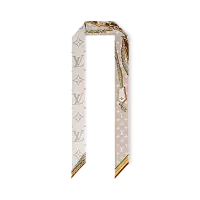Louis Vuitton Шелковая лента Monogram Ultimate BB Beige Clair - фото 1