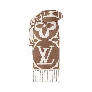 Louis Vuitton Шарф LV Medallion Marron Clair - фото 2