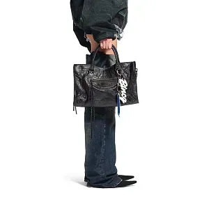 Balenciaga Сумка Le City среднего формата Black - фото 2