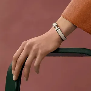 Hermès Браслет Clic H Creme - фото 2