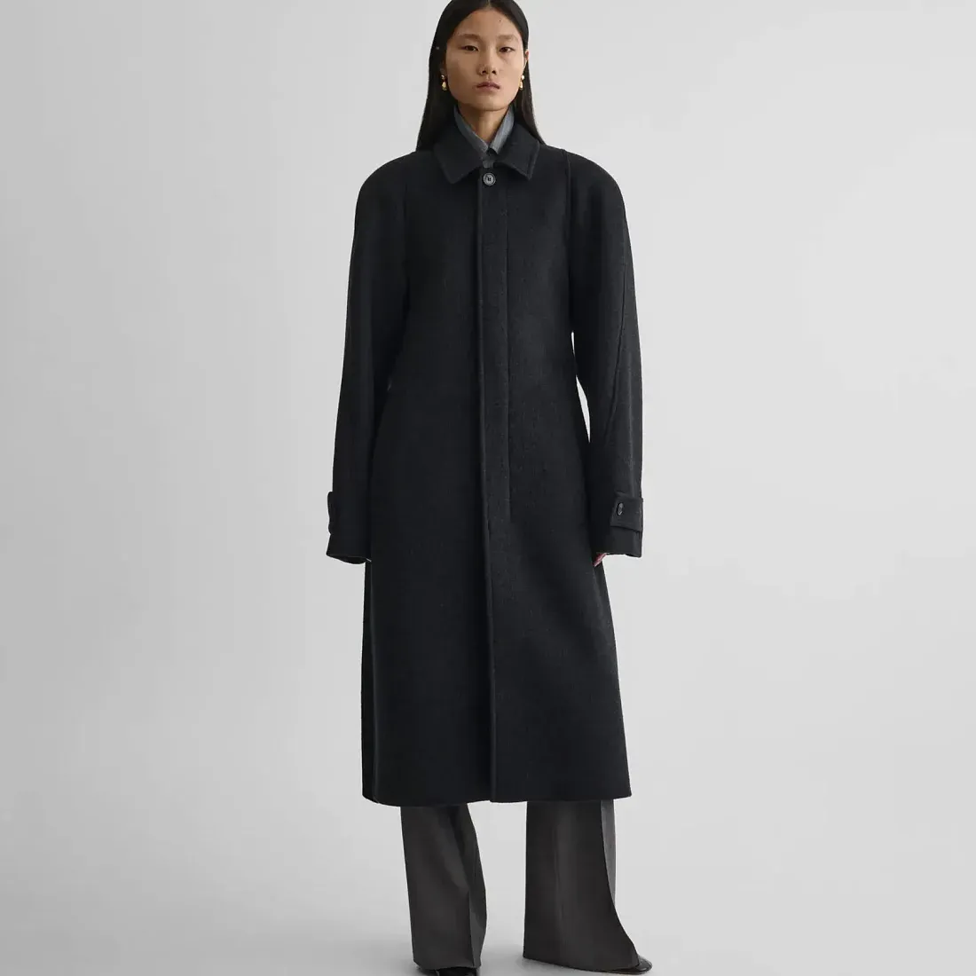Phoebe Philo Пальто с округлыми плечами - фото 2
