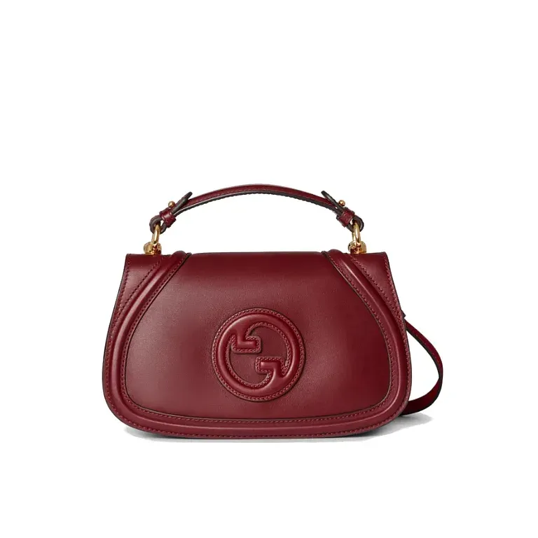 Маленькая сумка с верхней ручкой Blondie Gucci Rosso Ancora Red - фото 1