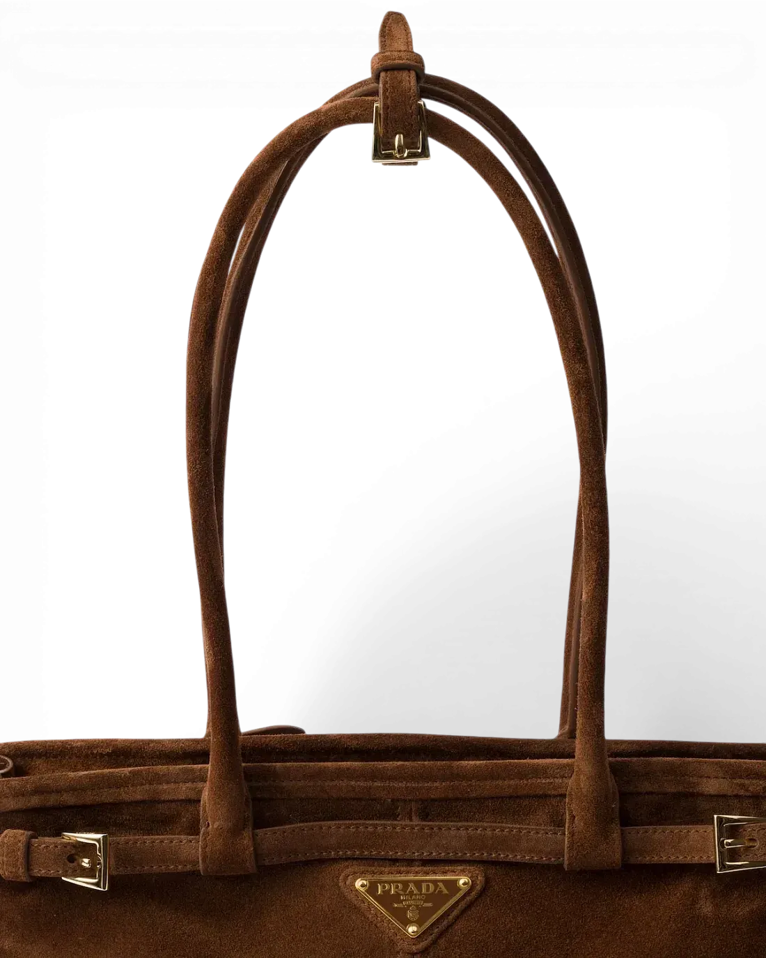 Prada Сумка Bonnie medium suede - фото 6