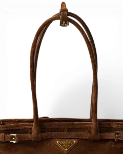 Prada Сумка Bonnie medium suede - фото 6