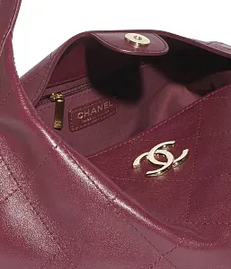 Chanel Сумка Maxi Sac Hobo Dark Burgundy - фото 5