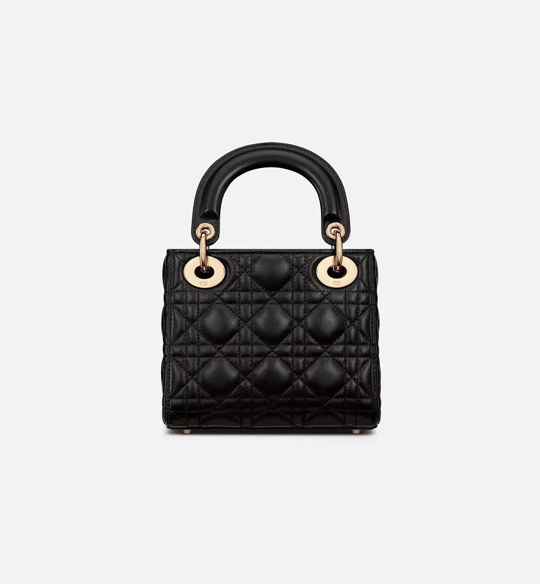 Dior Сумка Lady cannage lambskin мини-формата Black - фото 4