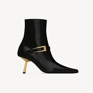 Saint Laurent Ботильоны LEE из полированной кожи - фото 1