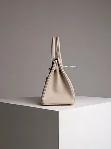 Hermès Сумка Birkin 30 Craie Togo Gold Hardware - фото 7