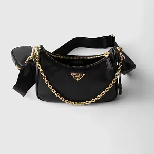 Prada Сумка Re-Edition 2005 из кожи Black - фото 1