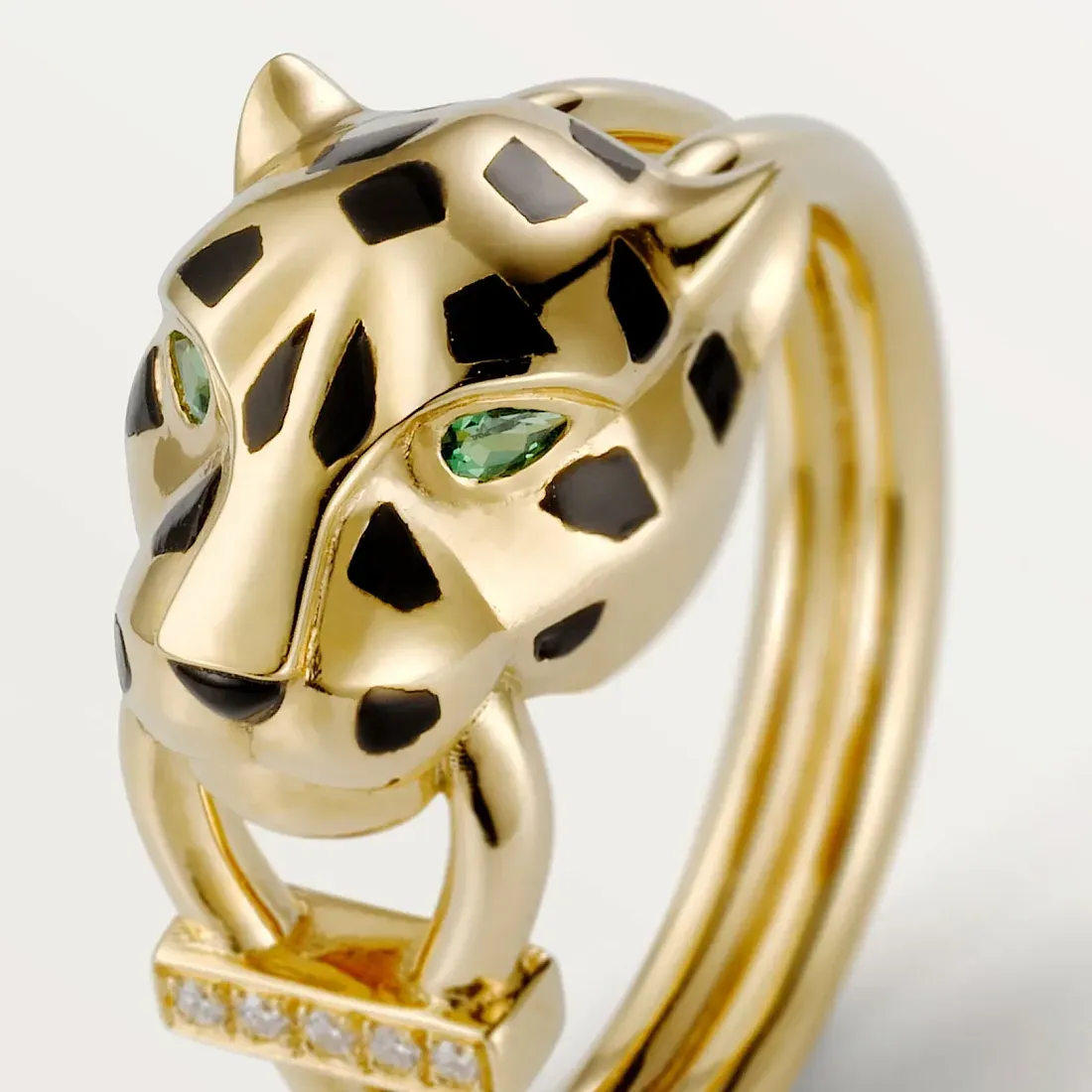 Cartier Кольцо с бриллиантами Panthere de Yellow Gold - фото 3