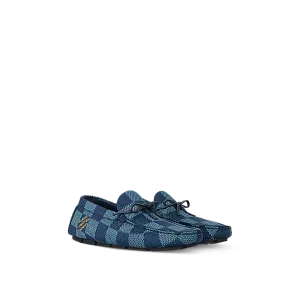 Louis Vuitton Мокасины LV Driver Dark Blue - фото 1