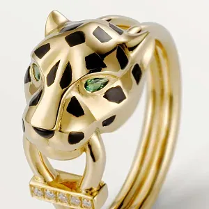 Cartier Кольцо с бриллиантами Panthere de Yellow Gold - фото 3