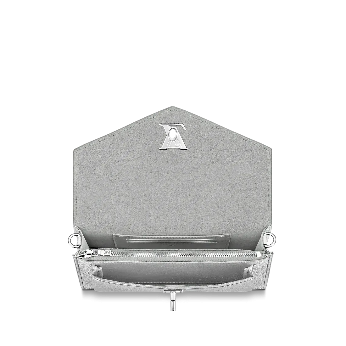 Louis Vuitton Клатч на цепочке Mylockme Silver - фото 3