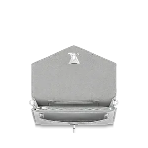 Louis Vuitton Клатч на цепочке Mylockme Silver - фото 3