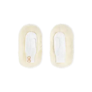 Louis Vuitton Варежки из меха White - фото 1