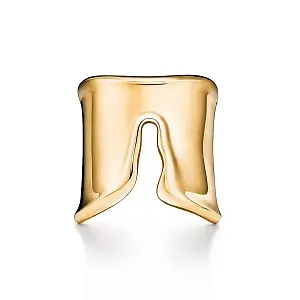 Tiffany & Co. Кольцо Elsa Peretti Split Ring in Yellow Gold - фото 1