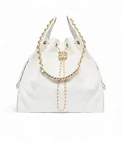 Chanel Средняя сумка 25 White - фото 1