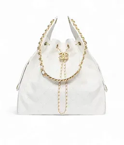 Chanel Средняя сумка 25 White - фото 1