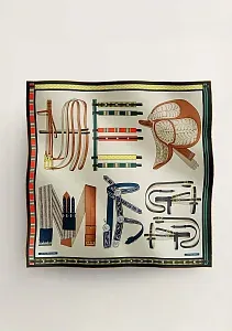 Hermès Шелковый платок 90 - фото 1